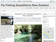 Tablet Screenshot of flyfishingexpeditions.co.nz